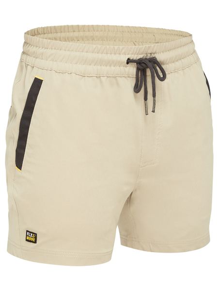 BISLEY BSH1331 FLX & MOVE 4-way Stretch Elastic Waist Shorts