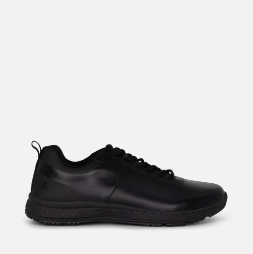 [KG-K22245-06] KING GEE K22245 Mens Supalites Lace-Up Shoes, Black (6)