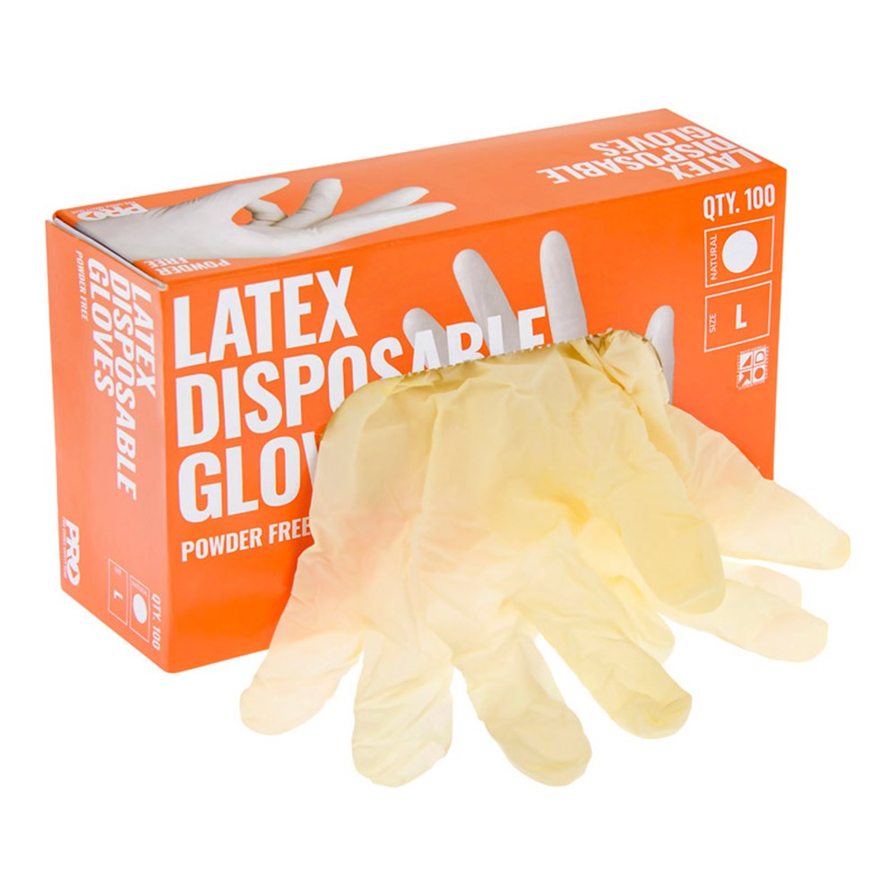 PROCHOICE MDLPF Latex Disposable Gloves [BOX 100]