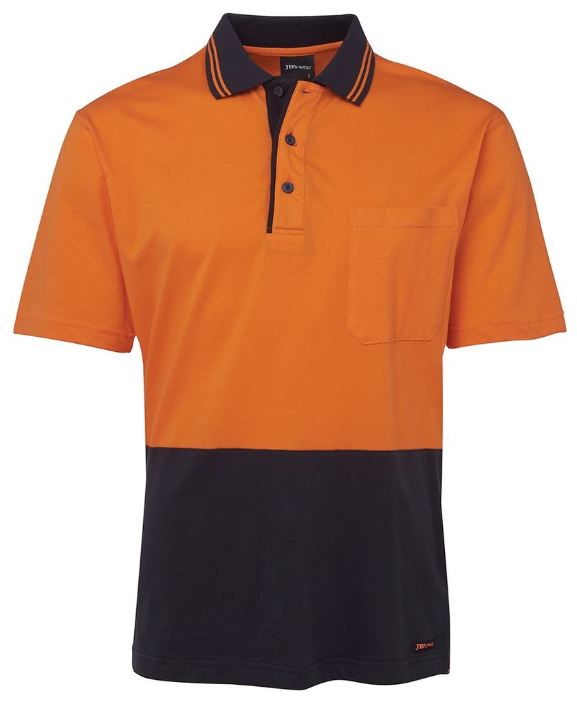JB's 6CPHV HiVis Short Sleeve Cotton Polo