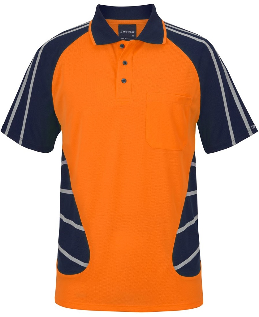 JB's 6HSSR Street Spider Polo with Reflective Piping