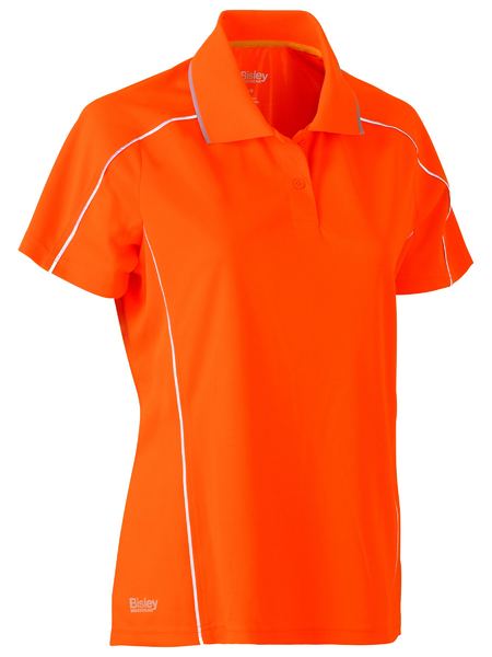 [BW-BKL1425-O06] BISLEY BKL1425 Womens Polo Shirt (06, Orange)