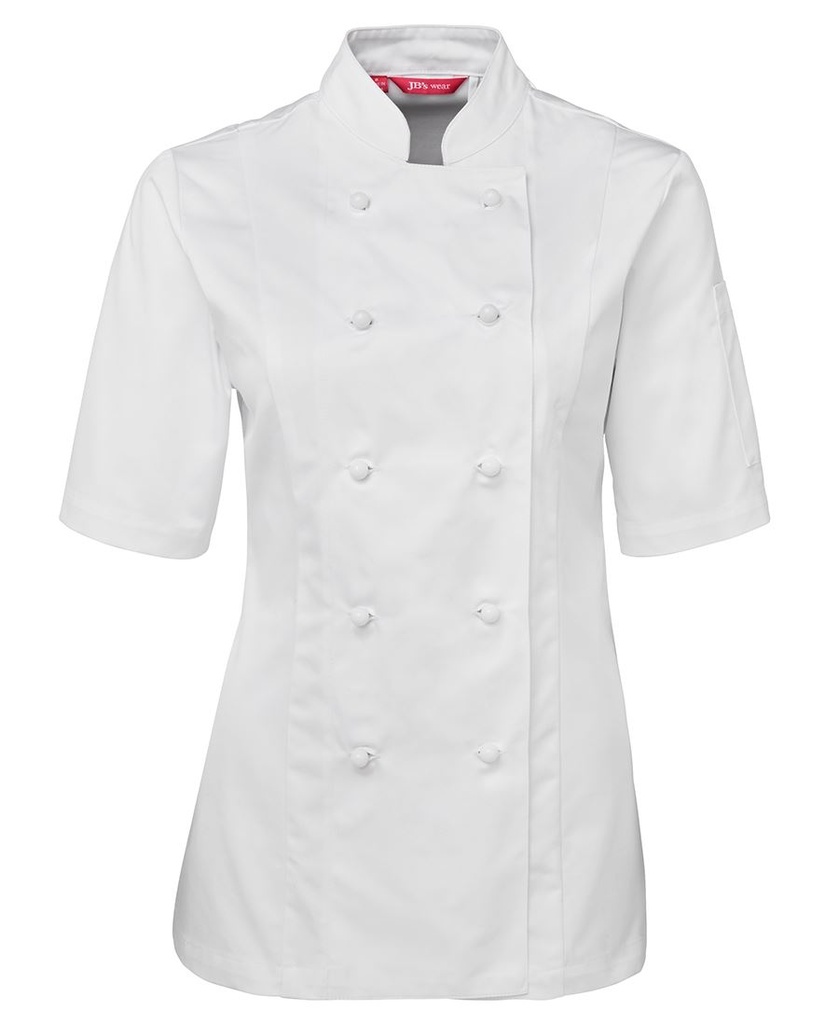 JB's 5CJ21 Ladies Short Sleeve Chef's Jacket
