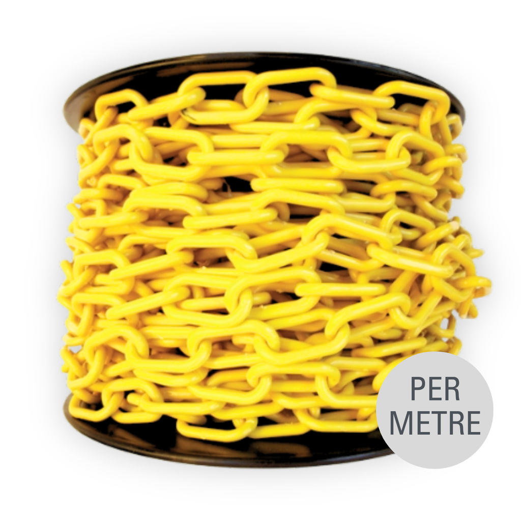 8mm Safety Chain, Plastic - per metre