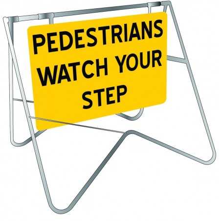 [OS1-600600] Quad Stand (Swing Sign) - Custom Made to Order (600 x 600 mm, Single Sided)