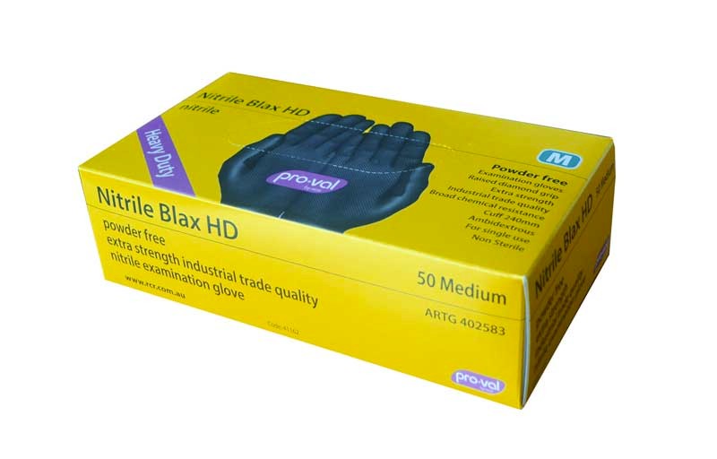 PROVAL Nitrile Blax HD Gloves