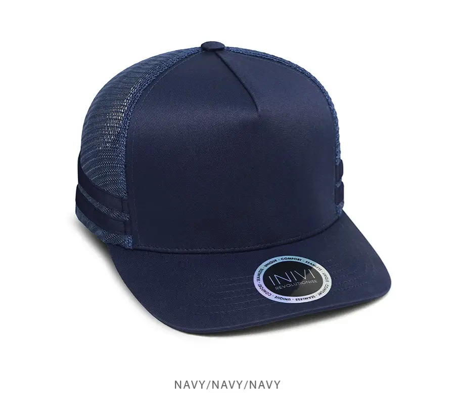INIVI IV149 Striped Truckers Cap