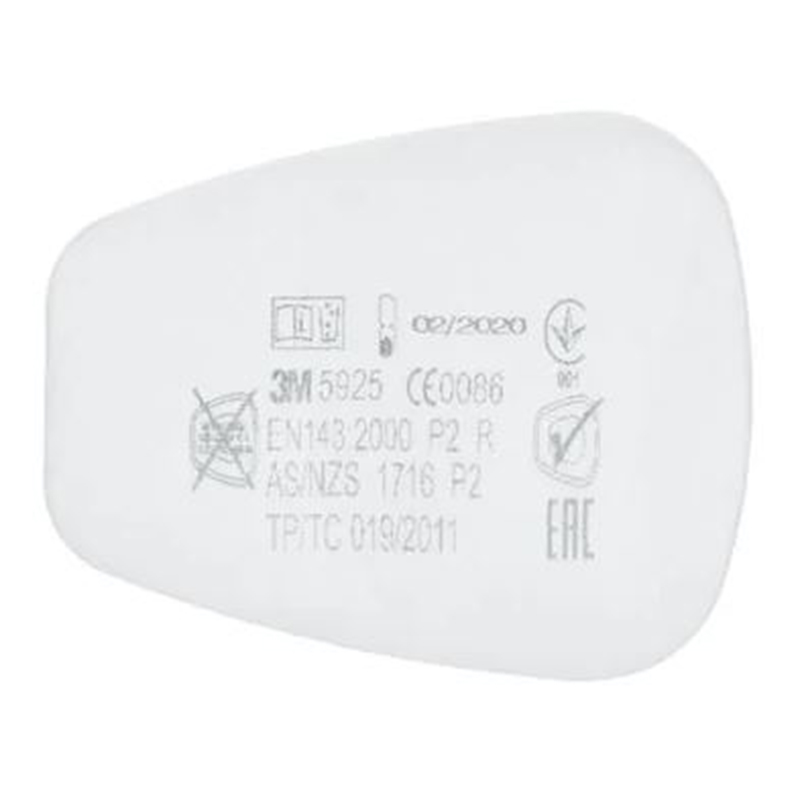 3M 5925 P2 Particulate Filter, 1 Pair