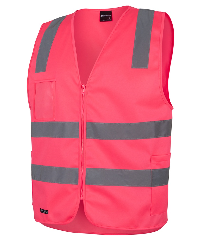 JB's 6DNSZ HiVis (D+N) ZIP Safety Vest