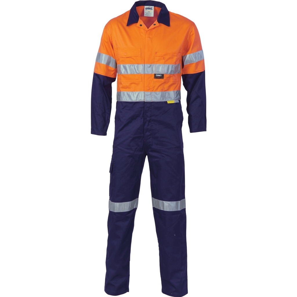 DNC 3955 HiVis Taped Cool-Breeze Cotton Coverall