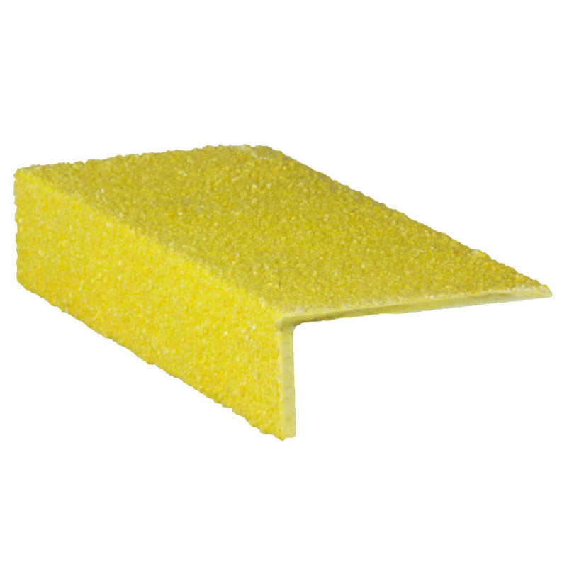 FG30 Fibreglass Stair Nosing 30mm x 70mm, Yellow