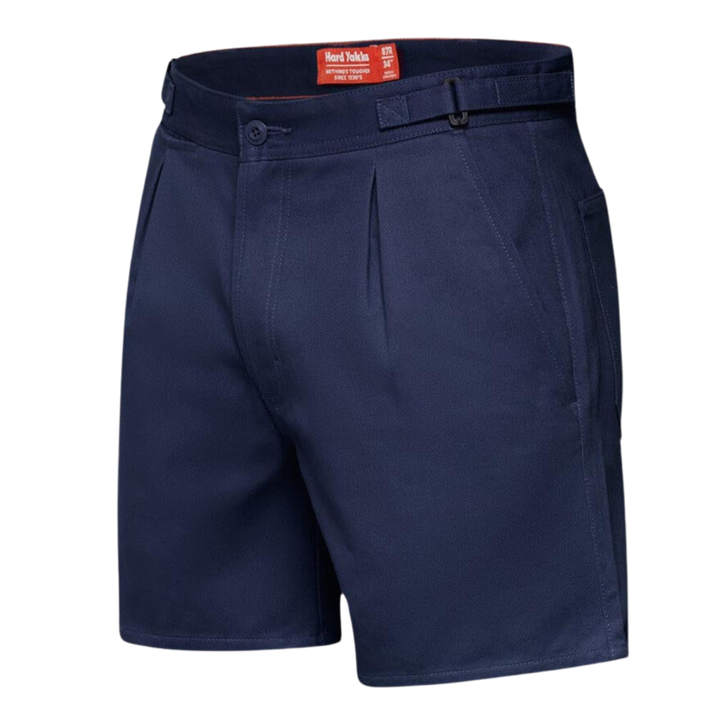 Hard Yakka Cotton Drill Shorts with Side Tabs