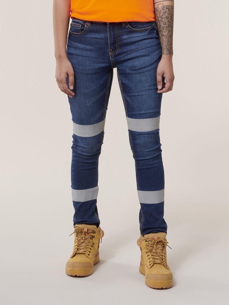 HARD YAKKA Womens 3056 Taped Denim Jeggings