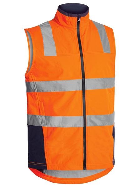 BISLEY BV0348T Taped HiVis Soft Shell Vest