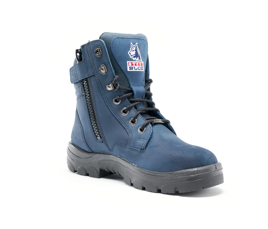 [SB-312361-090] 312361 STEEL BLUE Southern Cross Zip Blue Work Boot (9)
