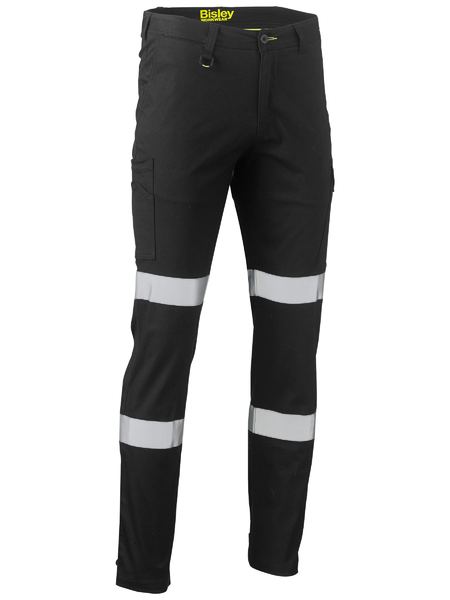[BW-BPC6008T-B077R] BISLEY BPC6008T Reflective Taped Cargo Pants (77R, Black)