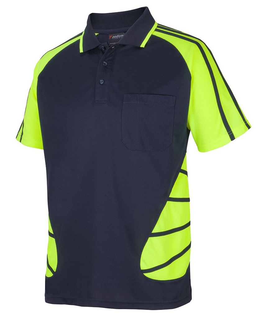 [JBS-6HSSP-NLS] JB's 6HSSP Street Spider Polo (S, Navy-Lime)