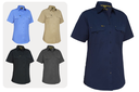 BISLEY BL1414 Womens X AIRFLOW Ripstop Short Sleeve Shirt