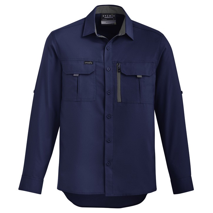 SYZMIK ZW460 Mens Outdoor Long Sleeve Shirt