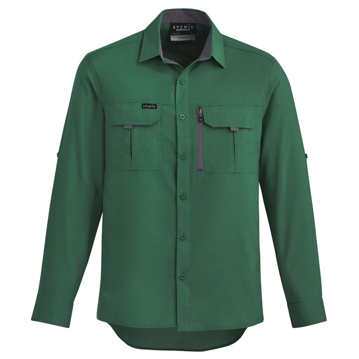 SYZMIK ZW460 Mens Outdoor Long Sleeve Shirt