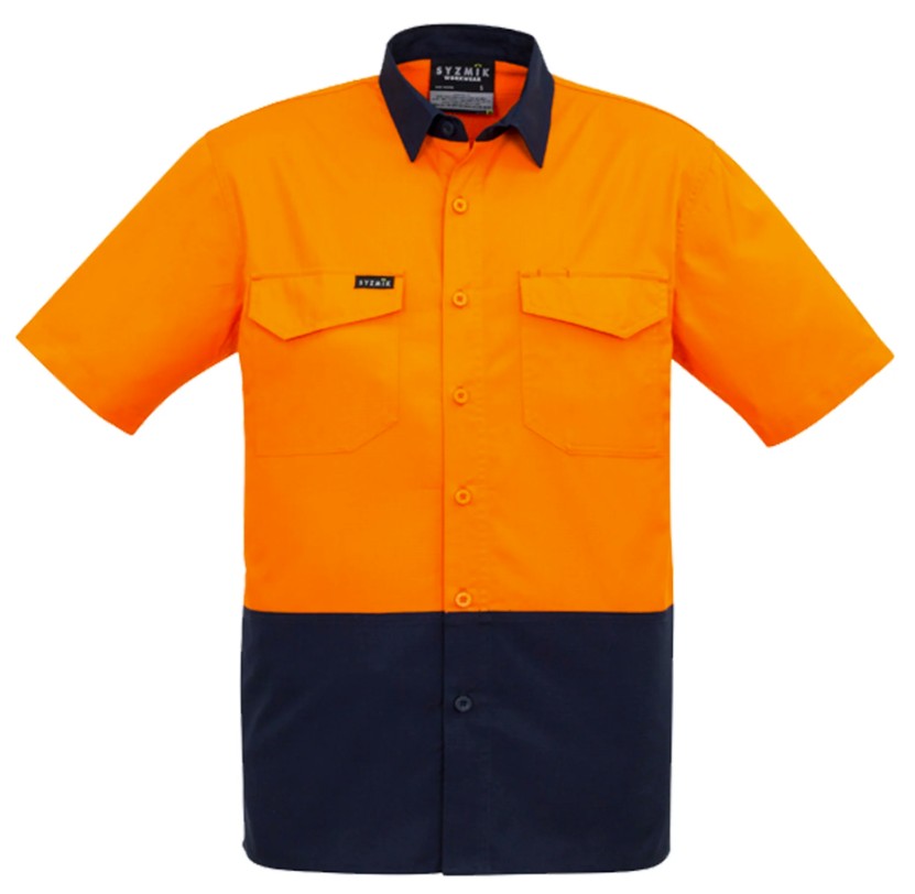 SYZMIK ZW815 Ripstop Short Sleeve HiVis Shirt