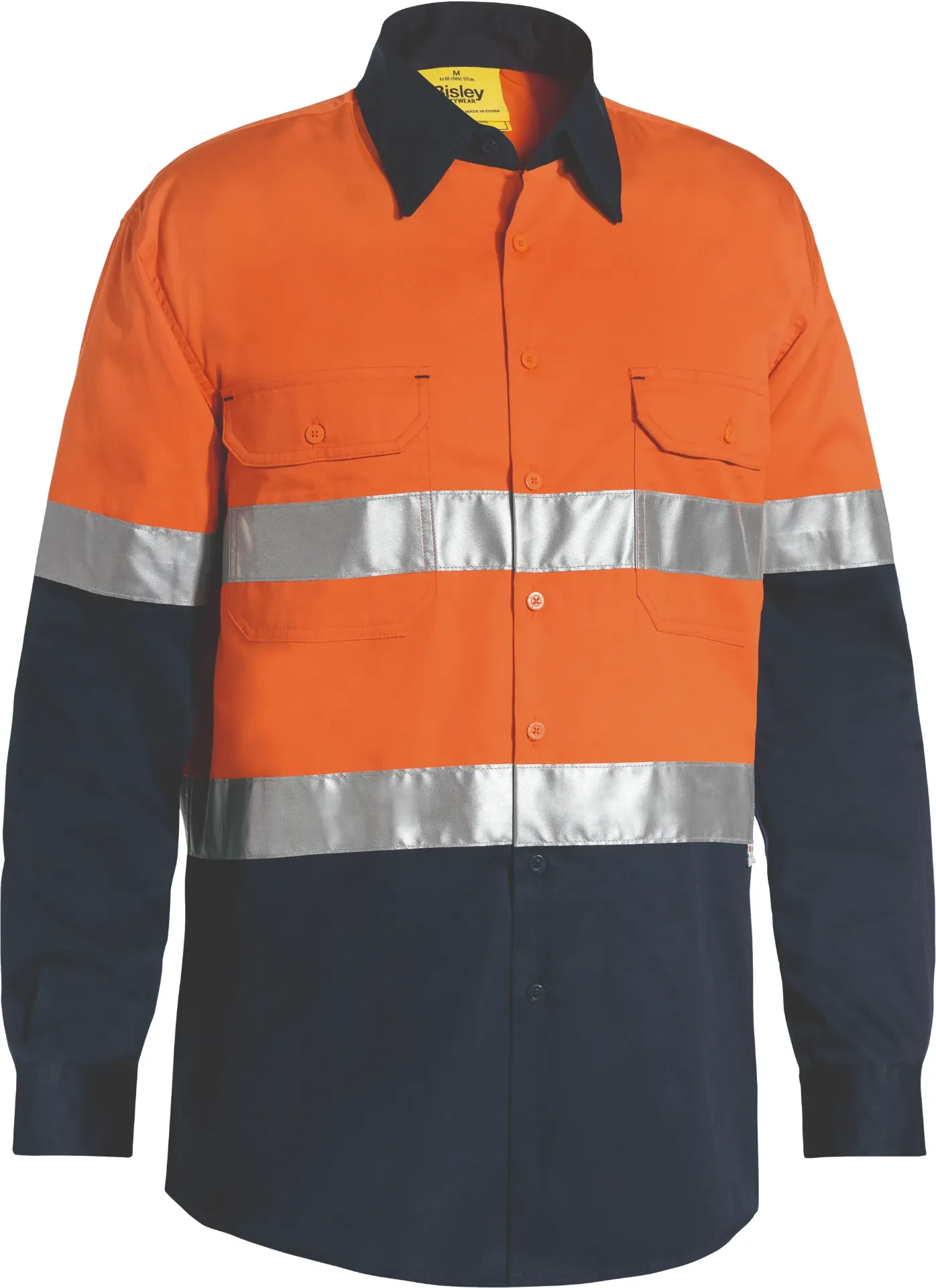 BISLEY BS6696T Taped Hi Vis Cool Lightweight Shirt