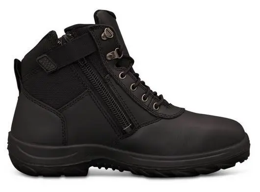 OLIVER 26-660 Black Non-Safety Zip-Sided Work Boots