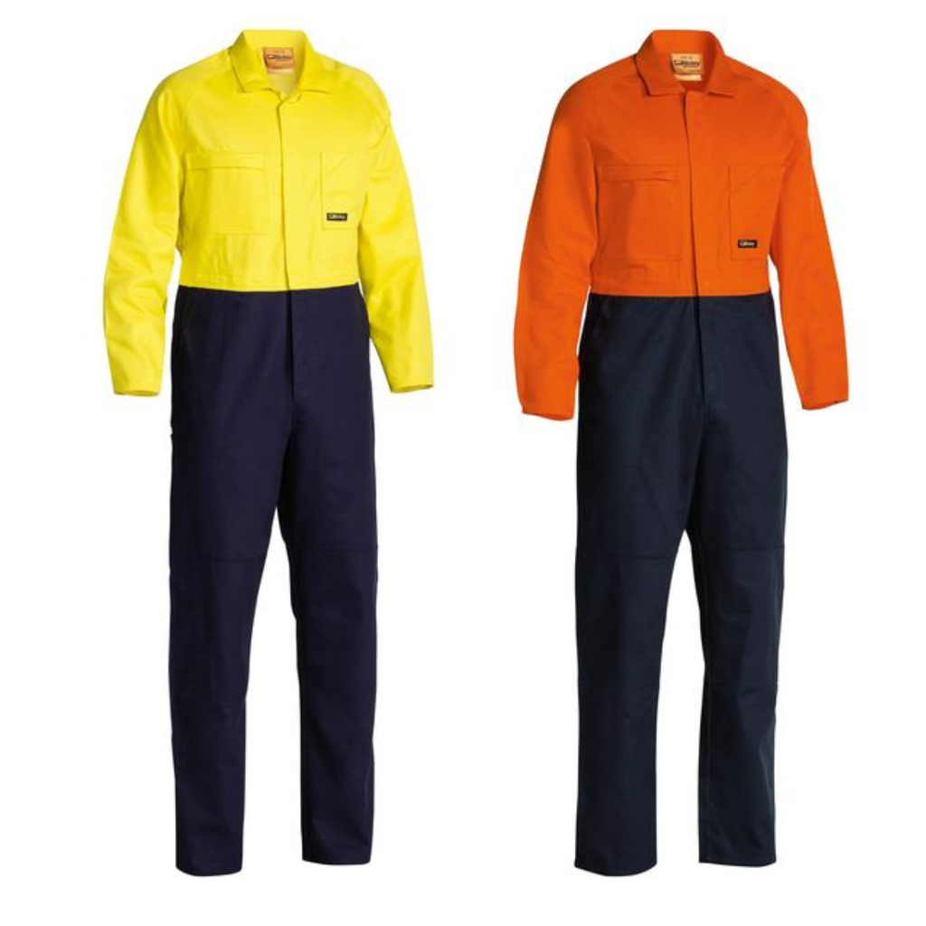 [BW-BC6357-YN077R] BISLEY BC6357 Hi Vis Coverall (Yellow-Navy, 77R)