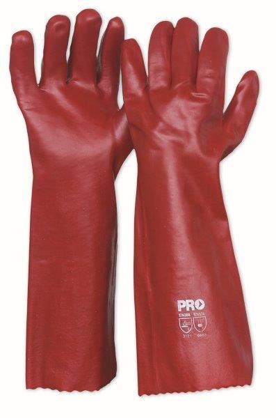 [12-Pack] PROCHOICE PVC Gloves - 45cm Gauntlet