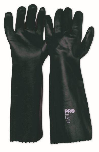 [12-Pack] PROCHOICE PVC Gloves - 45cm Gauntlet Double Dipped