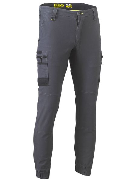 [BW-BPC6334-B77R] BISLEY BPC6334 Stretch Cargo Cuffed Pants (Black, 77R)