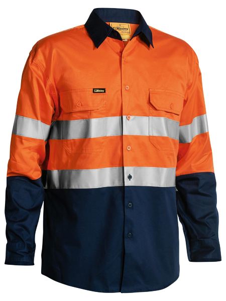 BISLEY BS6896 Taped Hi Vis Lightweight Shirt