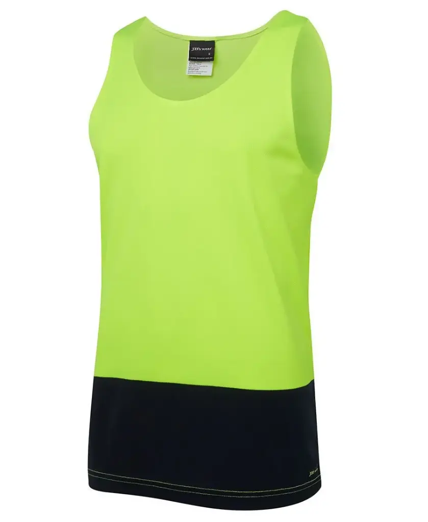 JB's 6HTS Hi Vis Traditional Singlet