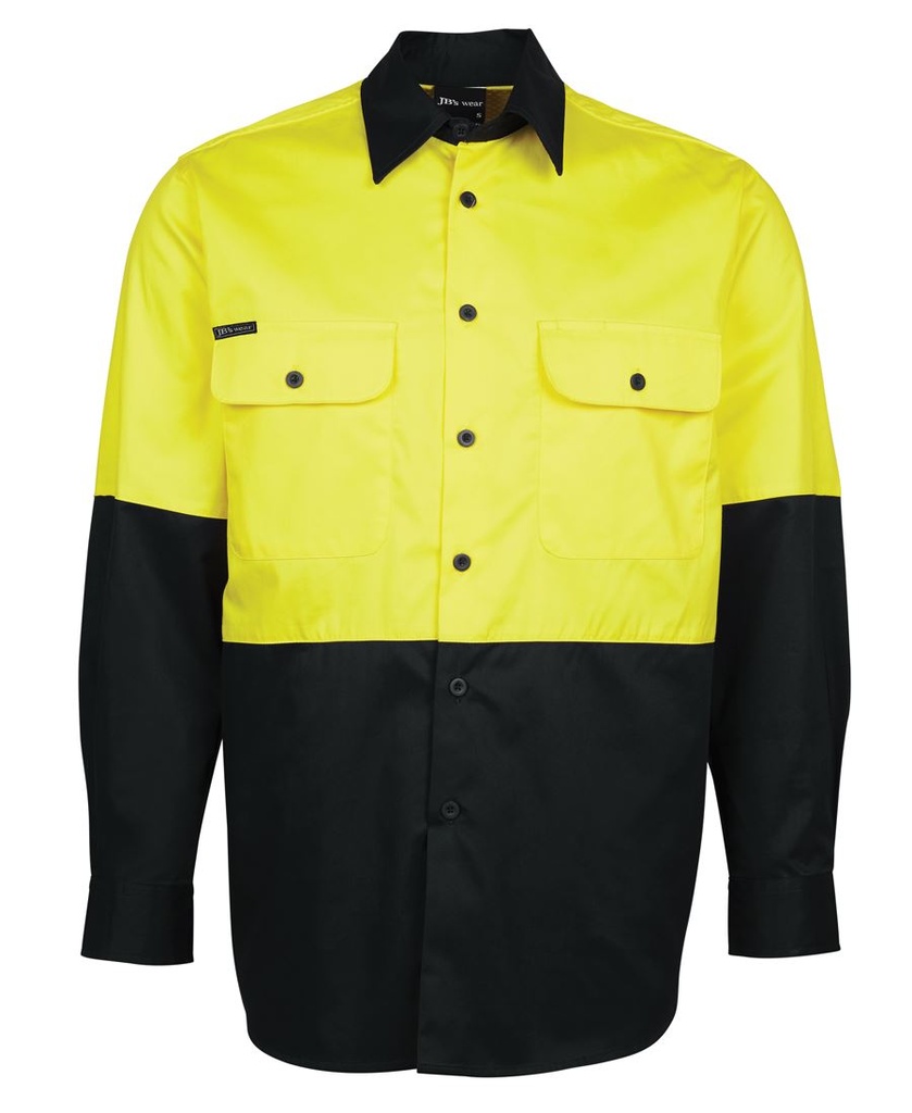 JB'S 6HWSL Hi Vis L/S 150G Work Shirt