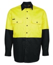JB'S 6HWSL Hi Vis L/S 150G Work Shirt