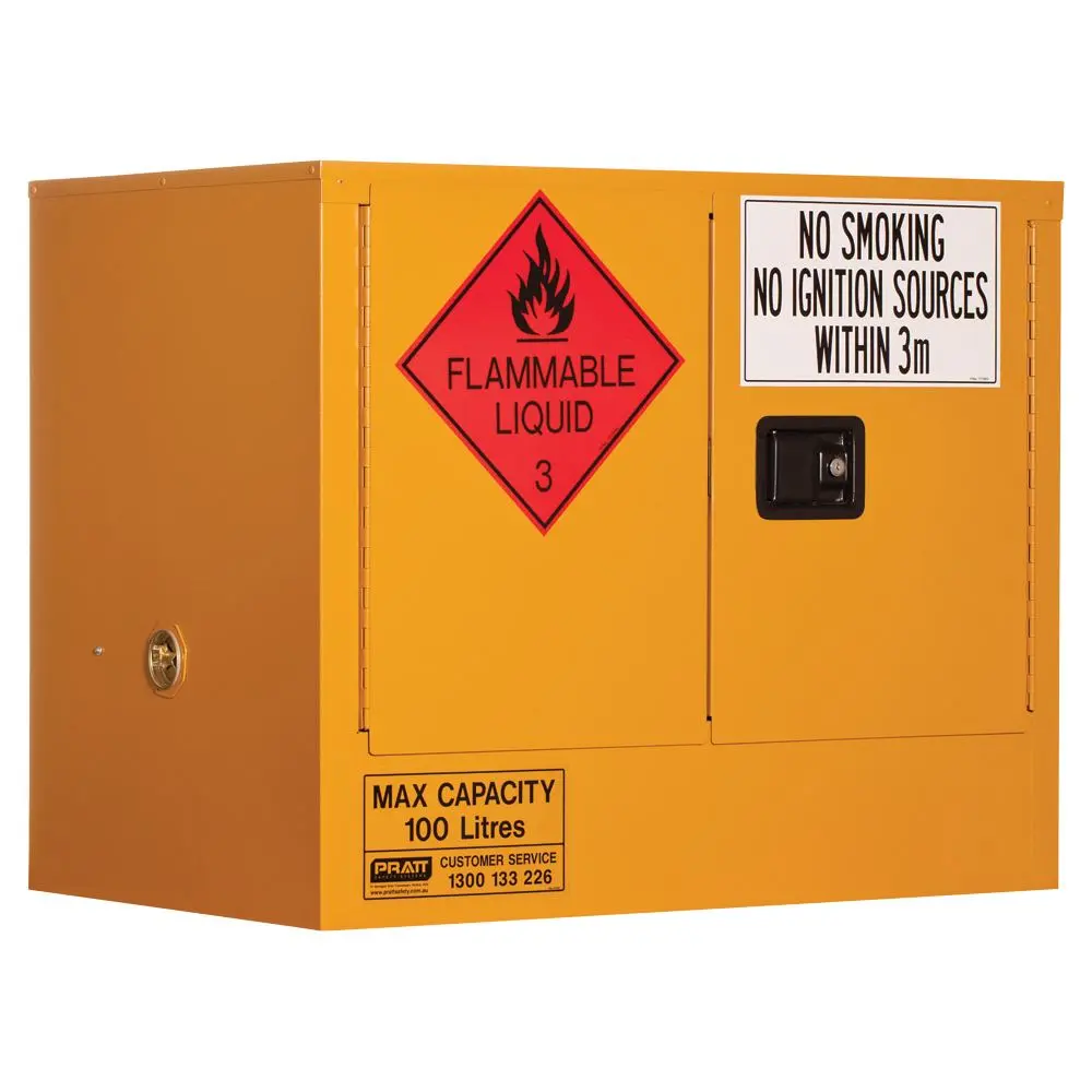 PRATT 5535AS FLAMMABLE LIQUID STORAGE CABINET, 100L