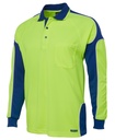 JB's Hi Vis L/S Arm Panel Polo