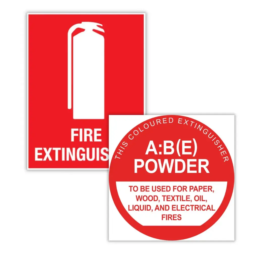 [SIGN-FIREABEKIT] ABE Fire Extinguisher Signage Kit