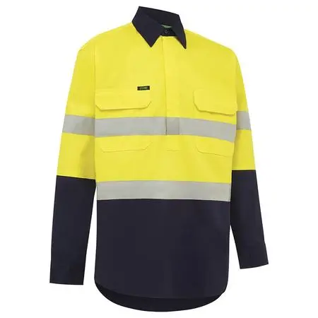 WORKIT 2004 Closed Front Lightweight Cotton Drill Shirt
