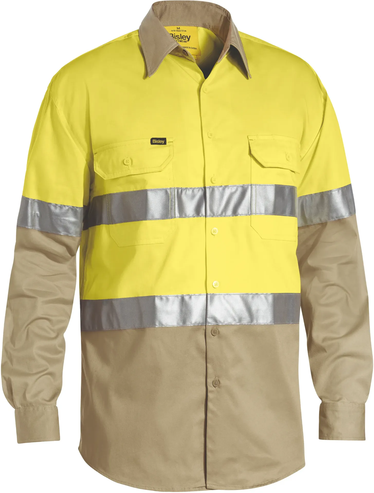 BISLEY BS6696T Taped Hi Vis Cool Lightweight Shirt