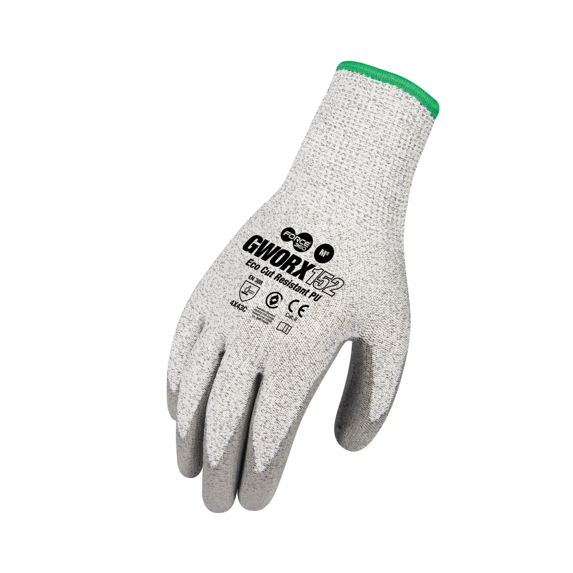 FORCE 360 GWORX152 Eco Cut Resistant Cut C Glove