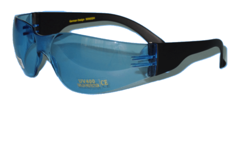 [NEC-110-015] IC SAFETY - Blue Safety Glasses