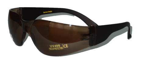 [NEC-110-110] IC SAFETY - Brown Safety Glasses
