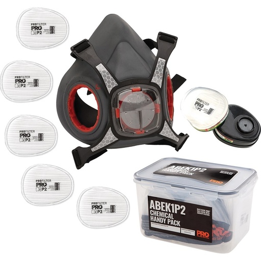 [PC-HMABEK1P2-HP] PROCHOICE ABEK1P2 Half Mask Respirator- Chemical Kit