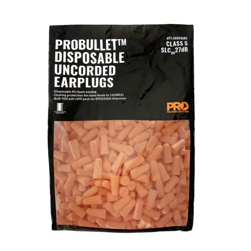 [PC-EPDS500R] [REFILL] PROCHOICE PROBULLET Uncorded Earplugs, EPOU - Dispenser Station Refill