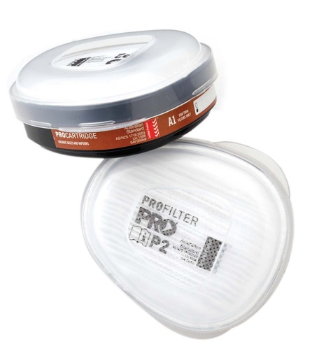 [PC-A1P2] PROCHOICE Replacement A1P2 Filter Cartridges - suit HMTPM