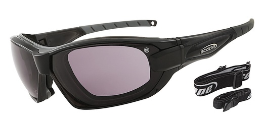 [151S-G] SCOPE 151S-G Genisys Plus - Smoke Safety Glasses (Gasket + Strap)