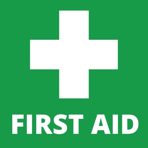 [1010FirstAid] Sticker - First Aid - 100mm x 100mm