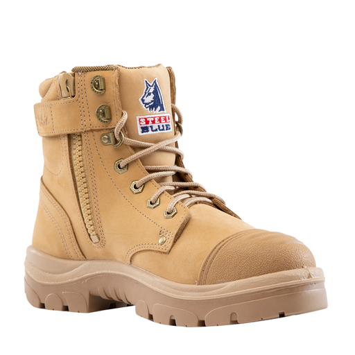 312652 | Sand - STEEL BLUE Argyle Zip Scuff Boots