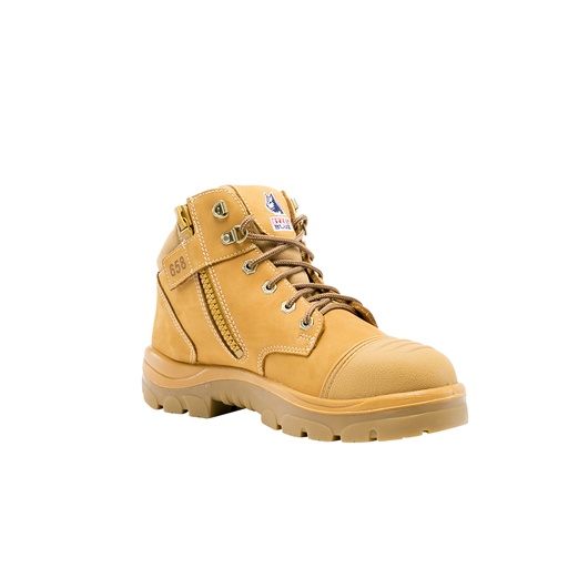 312658 | Sand - STEEL BLUE Parkes Zip Bump cap